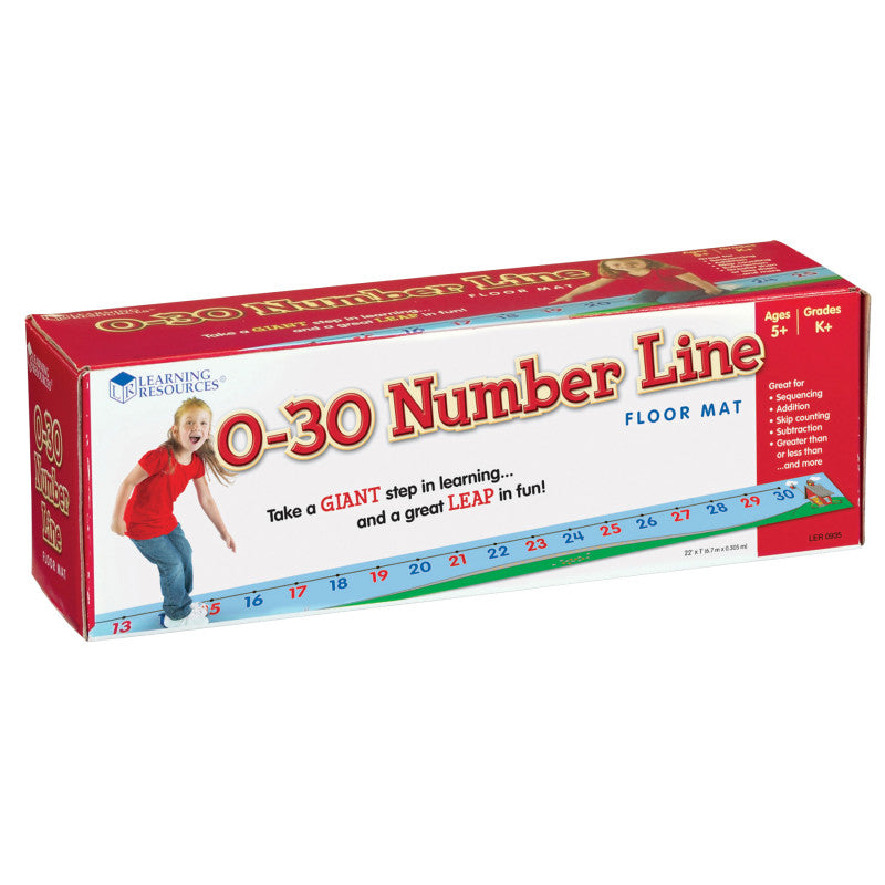 Learning Resources 0-30 Number Line Floor Mat (LER 0935)