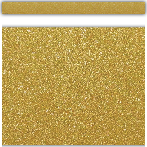 Teacher Created Resources Gold Shimmer Straight Border Trim (TCR5627)