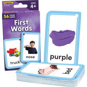 Teacher Created Resources First Words Flash Cards, 3⅛" x 5⅛", 56 Cards (EP 62069)