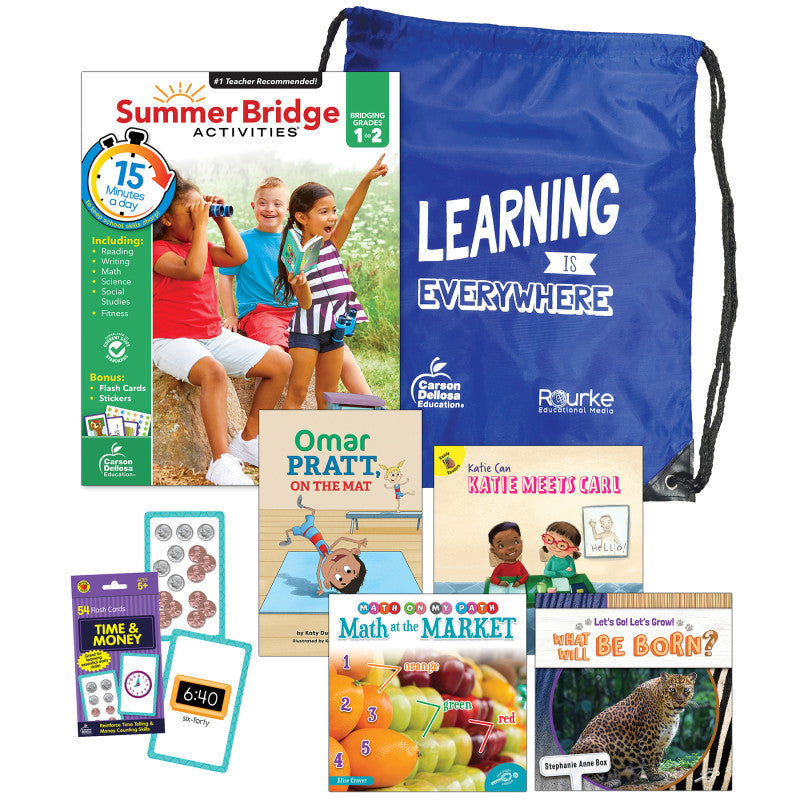 Carson Dellosa Summer Bridge Essential Backpack, Grades 1-2 (CD-745383C)
