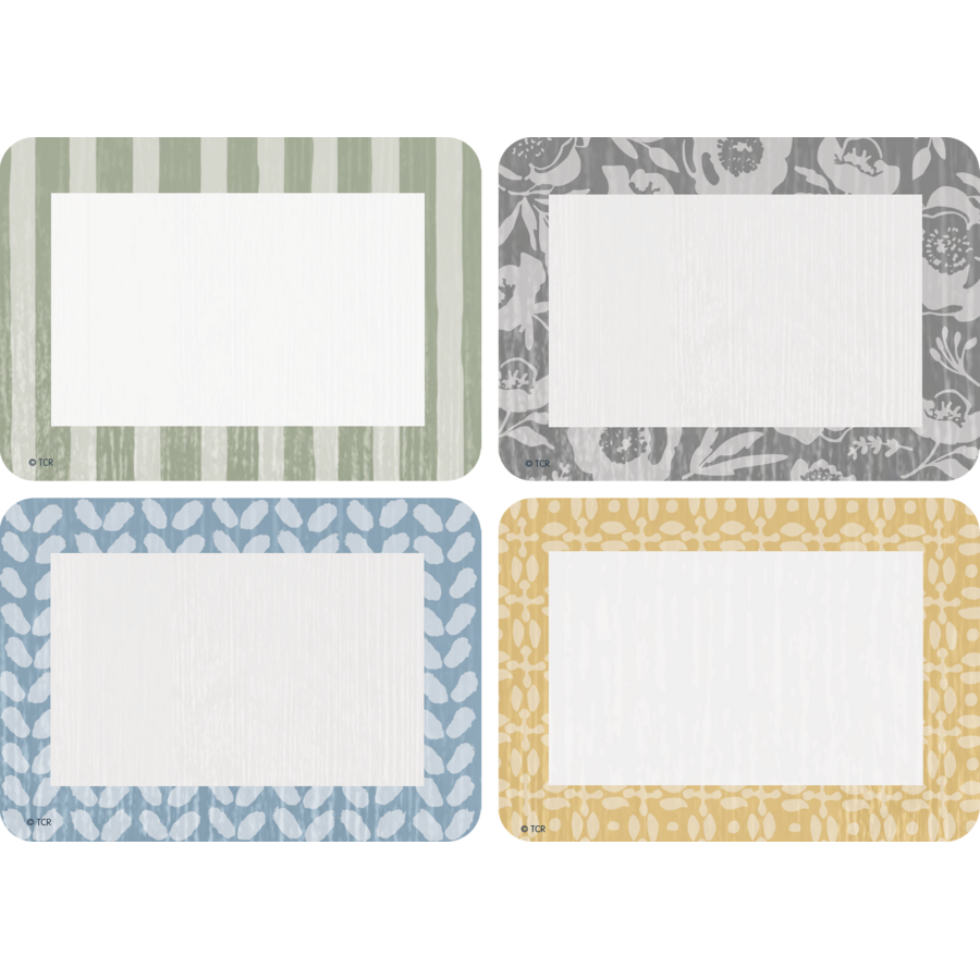 Teacher Created Classroom Cottage Name Tags/Labels - Multi-Pack (TCR 7189)