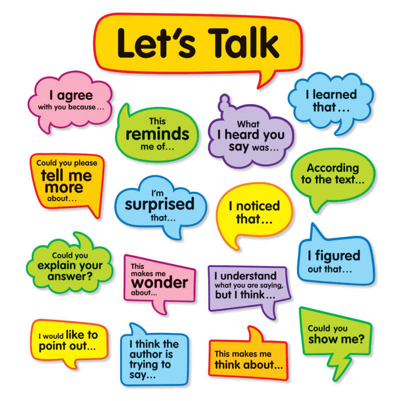 Scholastic Conversation Starters Bulletin Board (SC 823624)