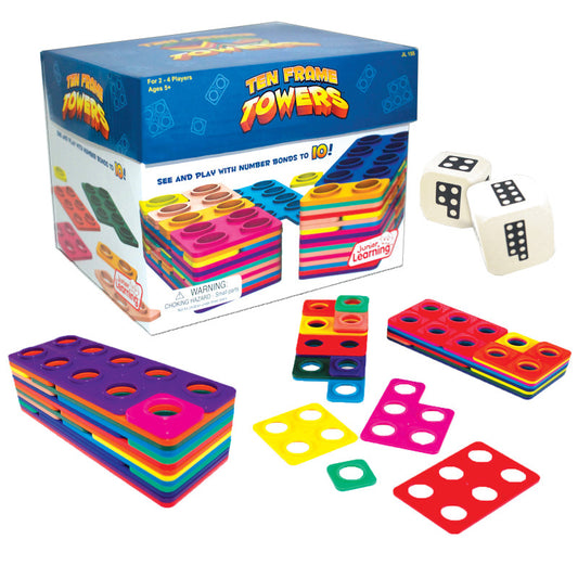 Junior Learning Ten Frame Towers (JRL155)