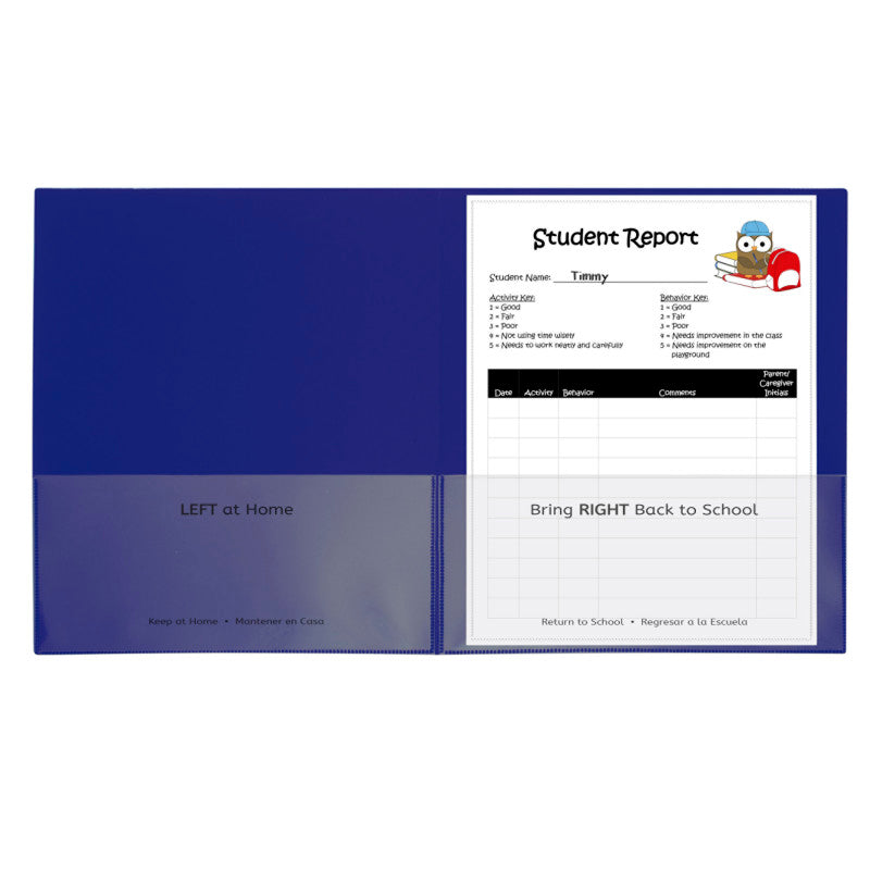 C-Line Classroom Connector School To Home Folders, 25 Count