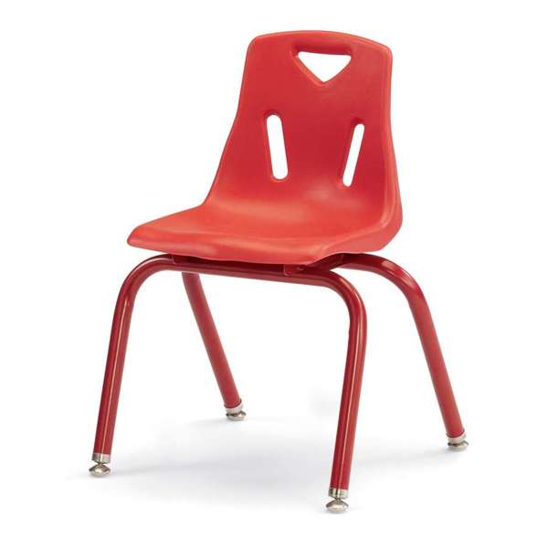 Jonti-Craft Berries Stacking Chair with Powder Coated Legs, 14", Color Variants