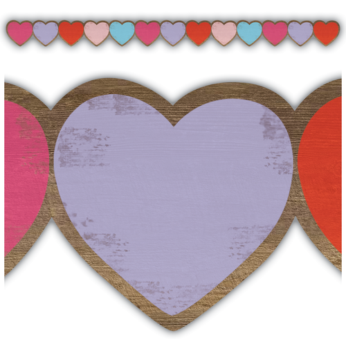 Teacher Created Resources Home Sweet Classroom Hearts Die Cut Border Trim (8457)