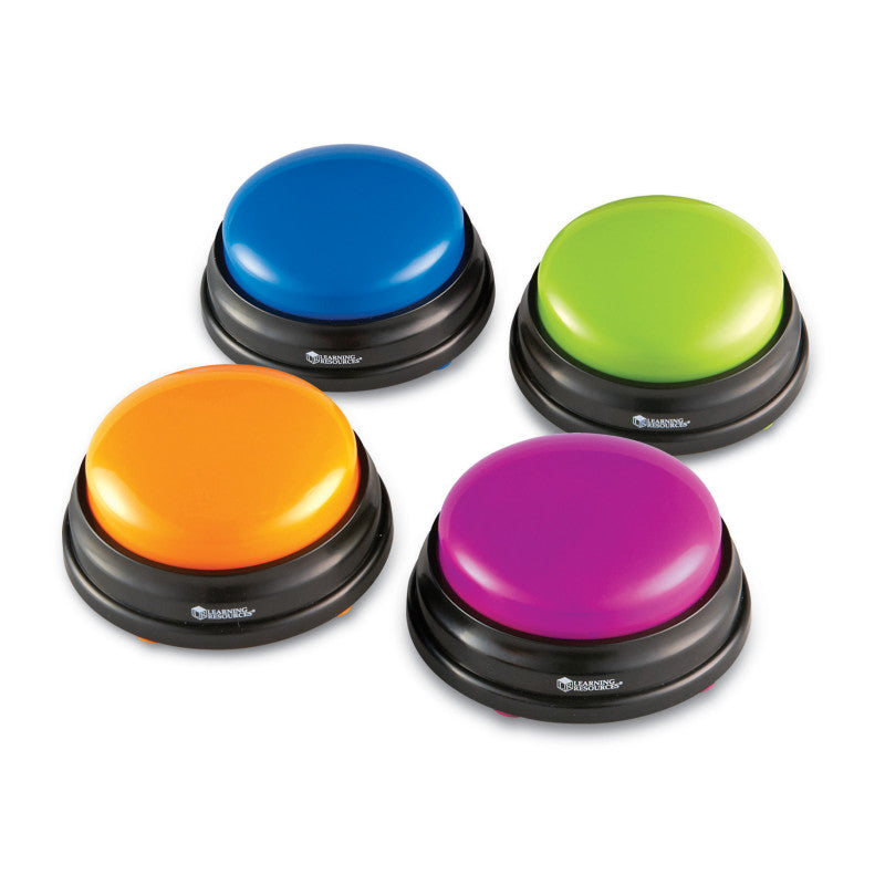 Learning Resources Answer Buzzers, Set of 4 (LER 3774)