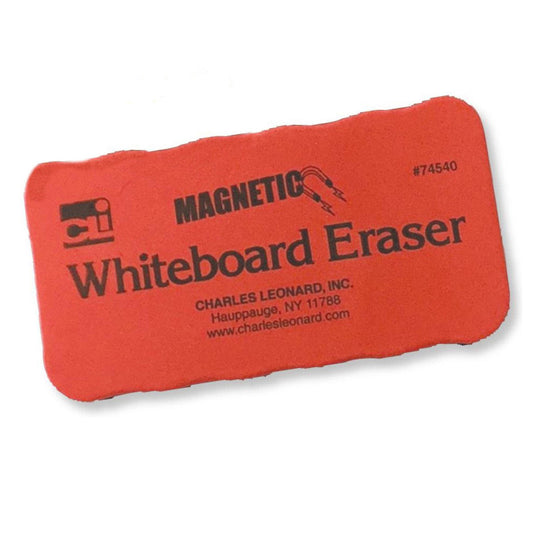 Advantus Magnetic Whiteboard Erasers, Red, 12 Pack, 4 x 2 (CHL 74540)