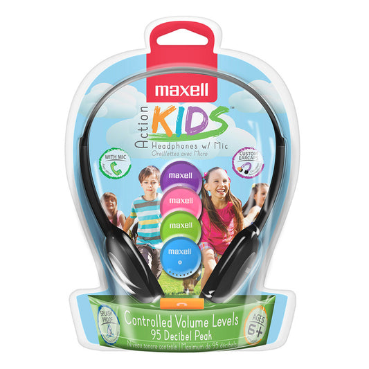 Maxwell Action Kids Headphones with Mic (MAX 195004)