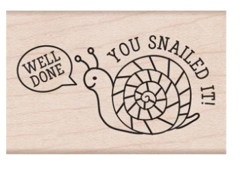 Hero Arts You Snailed It! Teacher Classroom Stamp (E6337)
