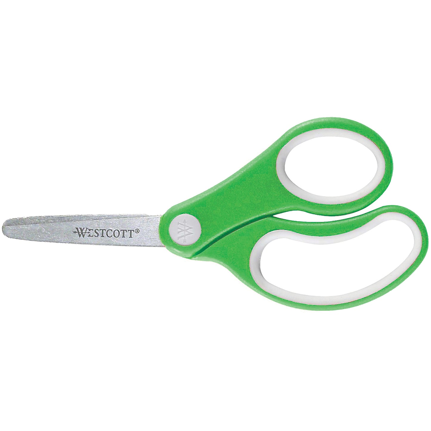 Westcott Blunt Scissors Soft Handle & Storage Rack, 5 Inch, 12 Pack (ACM 15971)