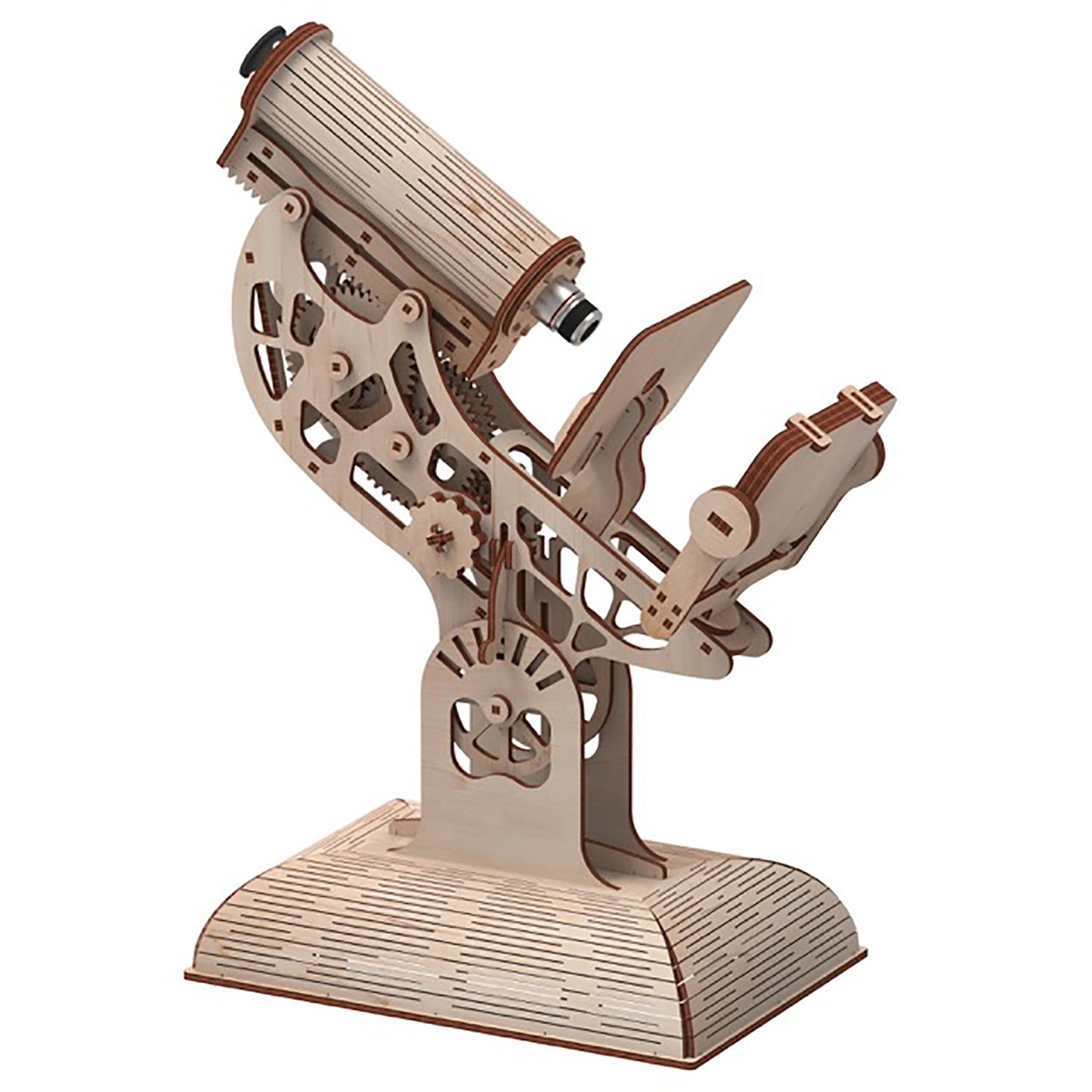 Microscope Mechanical Wooden 3D STEM Model