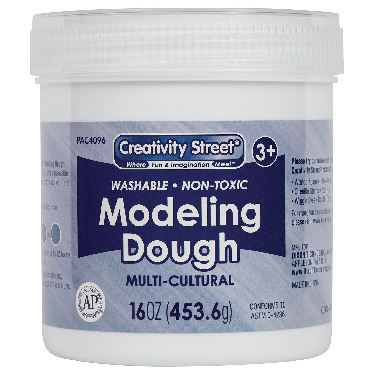 Modeling Dough, 6 Multi-Cultural Assortment, 1 lb. Per Color, 6 Pieces