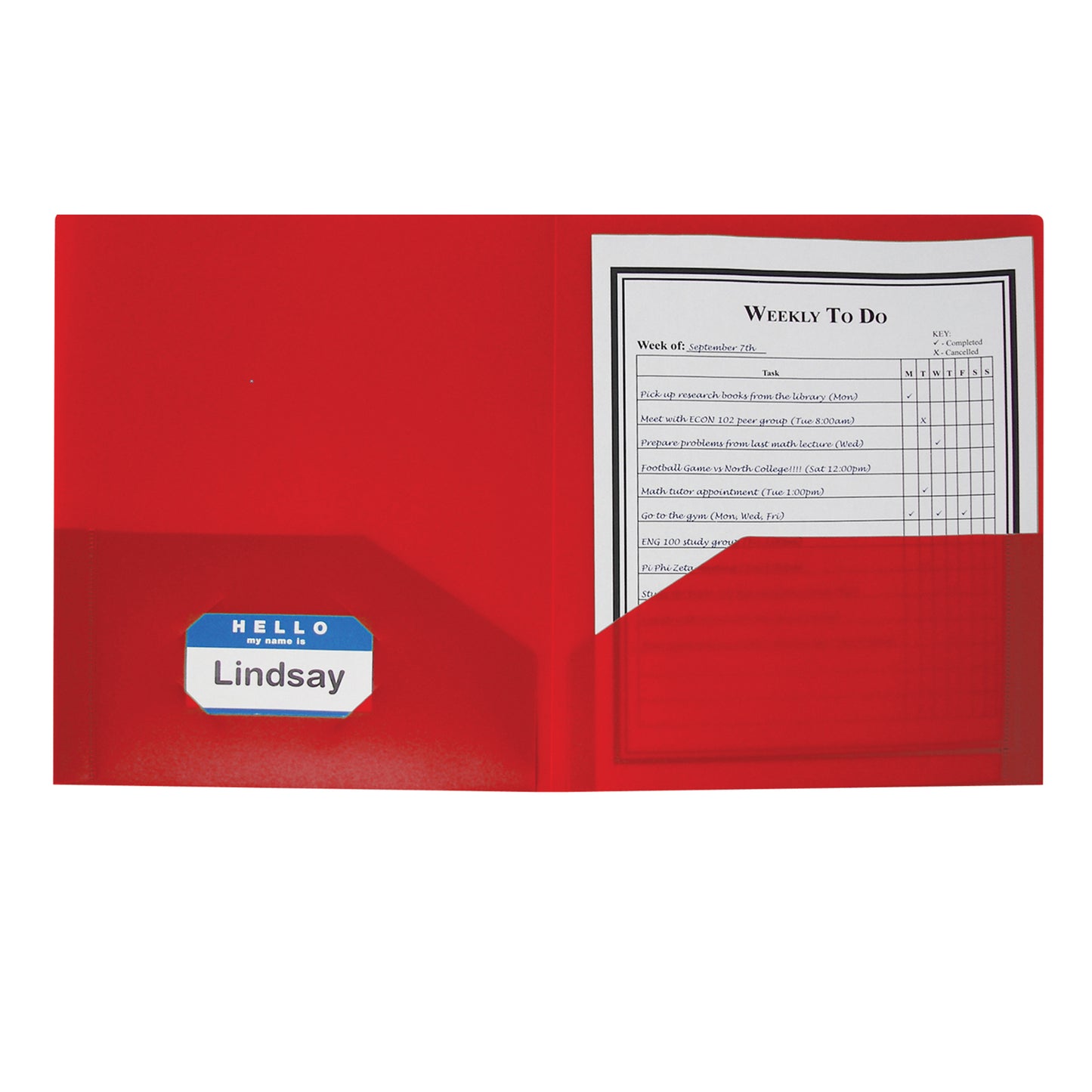 C-Line Two Pocket Poly Portfolios without Prongs, Assorted, Box of 36 (CLI 33950)