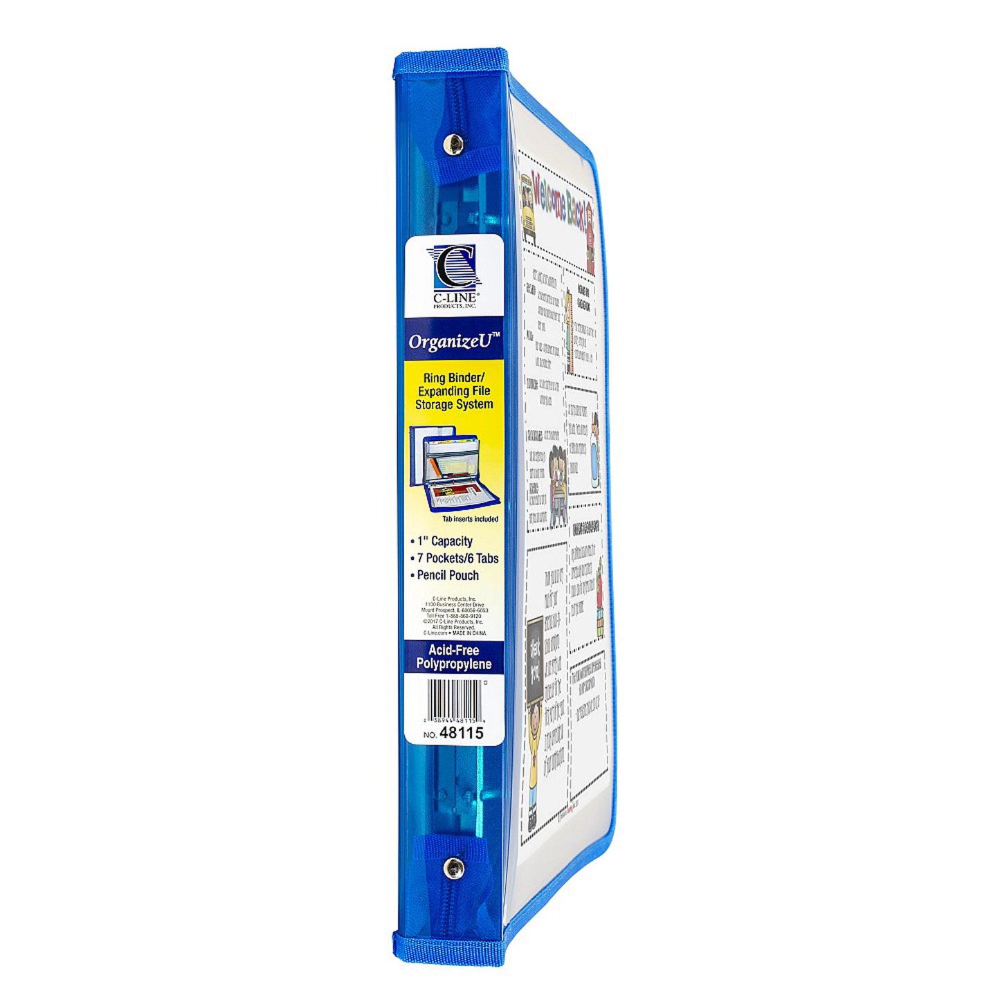 C-Line Ring Binder/Expanding File Storage System (CLI 48115)