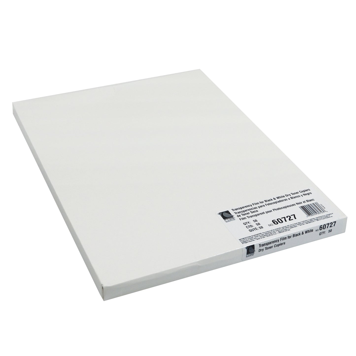 C-Line Transparencies Copier, Clear, 50 Count, 8.5 x 11 (CLI 60727)