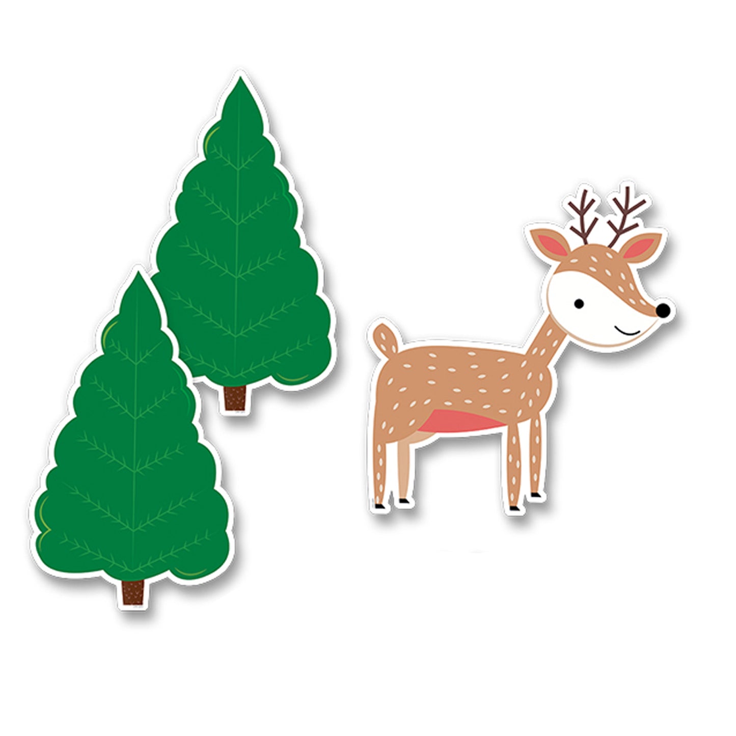 Creative Teaching Press Jumbo Woodland Friends Bulletin Board Set (CTP 8689)
