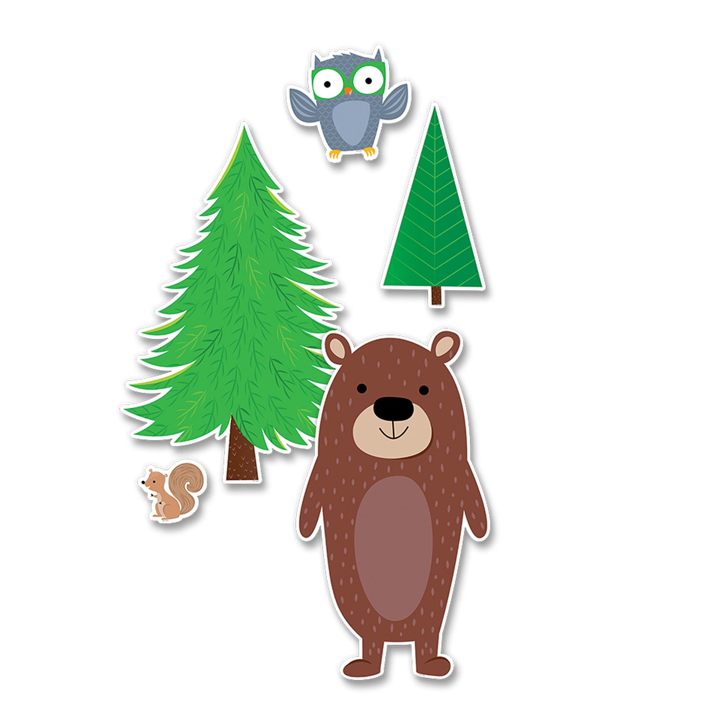 Creative Teaching Press Jumbo Woodland Friends Bulletin Board Set (CTP 8689)