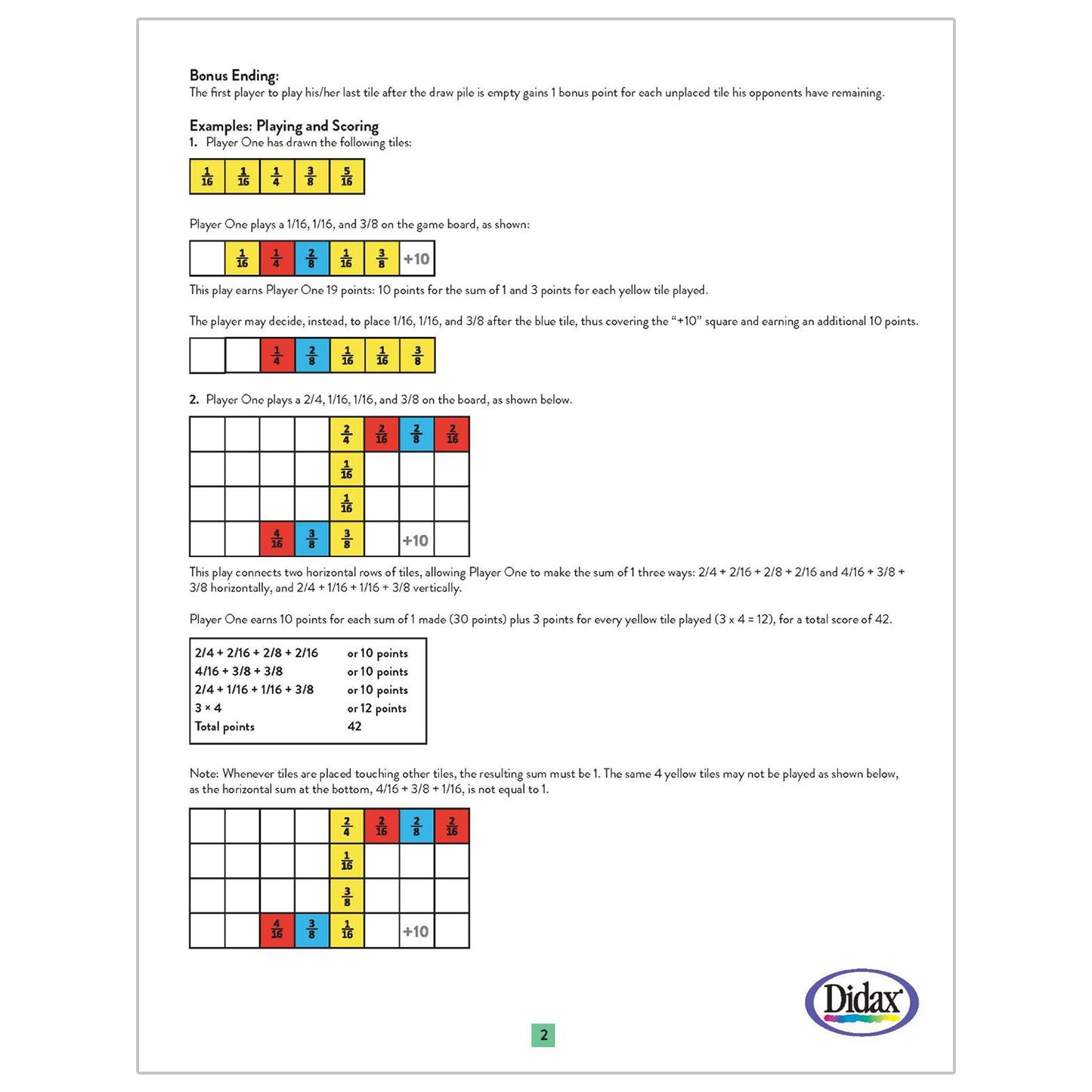 Sum It Up! Fractions, Decimals, Integers