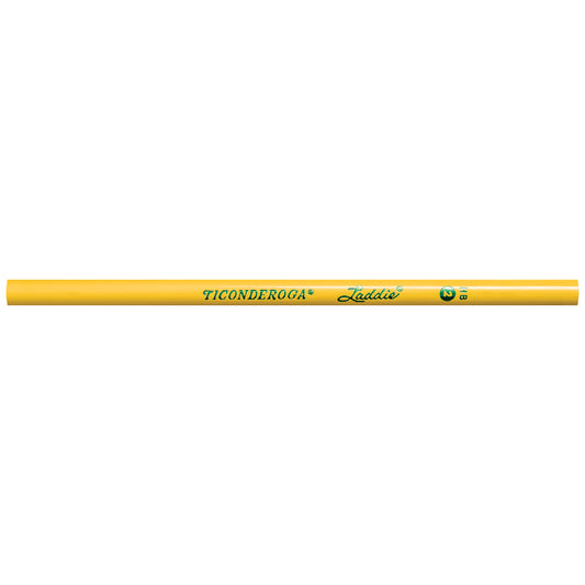 Laddie® Wood-Cased Pencils, #2 HB Soft, Yellow, 12 Per Pack, 3 Packs
