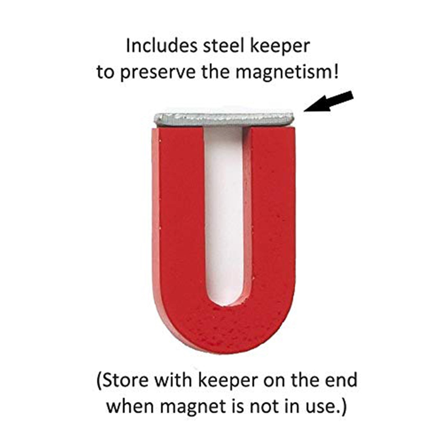 2" Alnico Horseshoe Magnet, Pack of 3