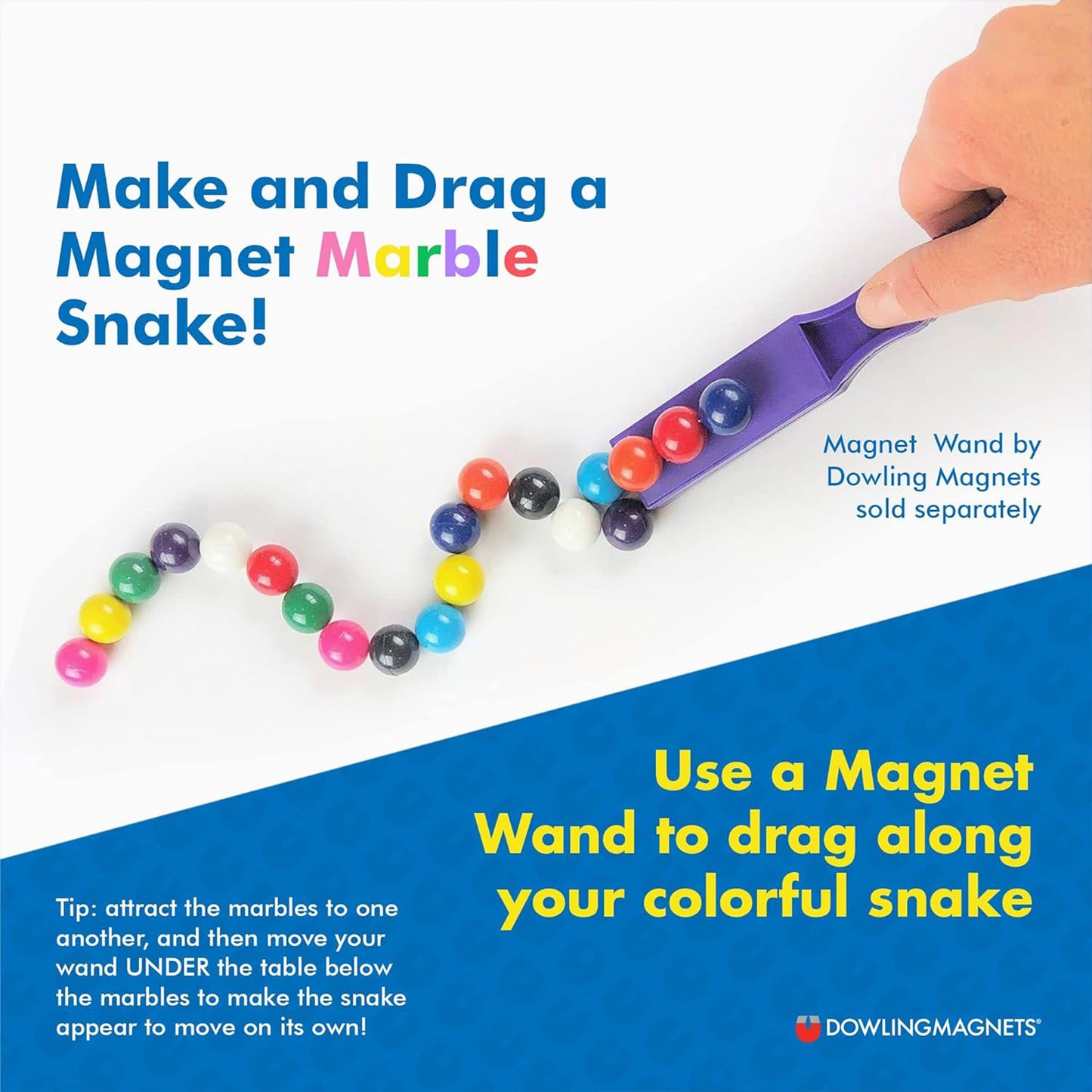 20 Magnet Marbles, Assorted Colors, 3 Packs