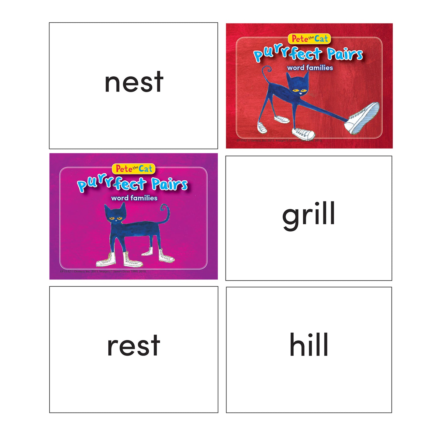 Pete The Cat Purrfect Pairs Word Families Game (EP-63532)