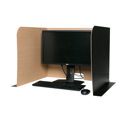 Computer Lab Privacy Screens, Small, 22" x 22.5" x 20", 3 Per Packs, 2 Packs