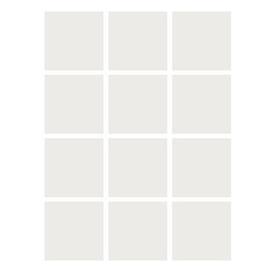 Dry Erase Stickables with Dry Erase Marker, White, 3" x 3", 12 Per Pack, 2 Packs
