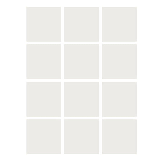 Dry Erase Stickables with Dry Erase Marker, White, 4" x 4", 12 Per Pack, 2 Packs
