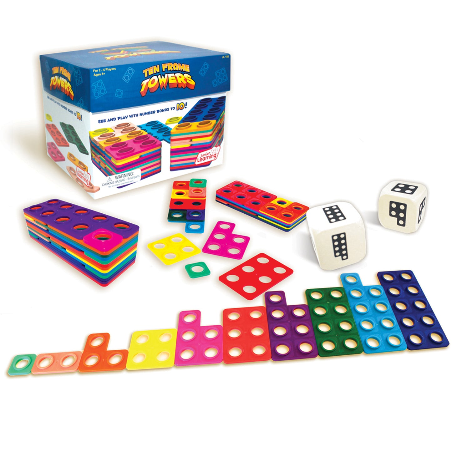 Junior Learning Ten Frame Towers (JRL155)