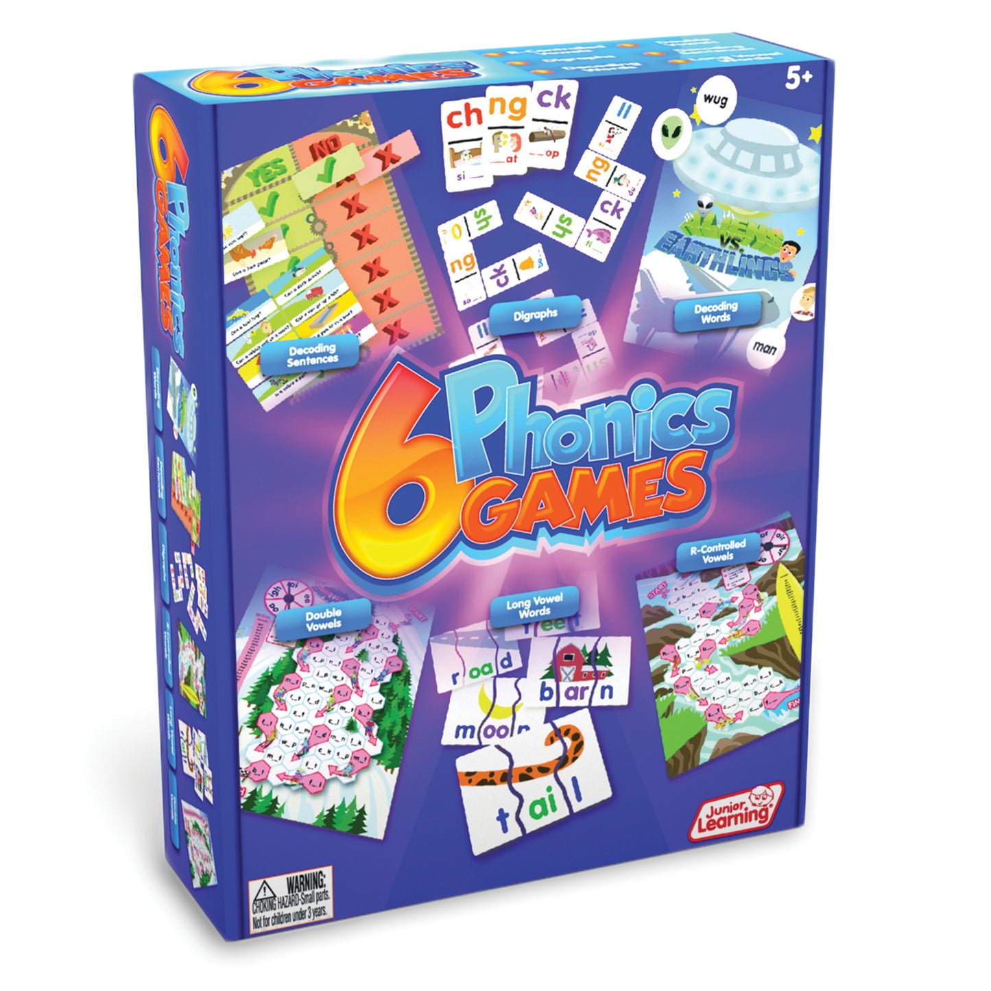Junior Learning 6 Phonics Games (JRL 401)