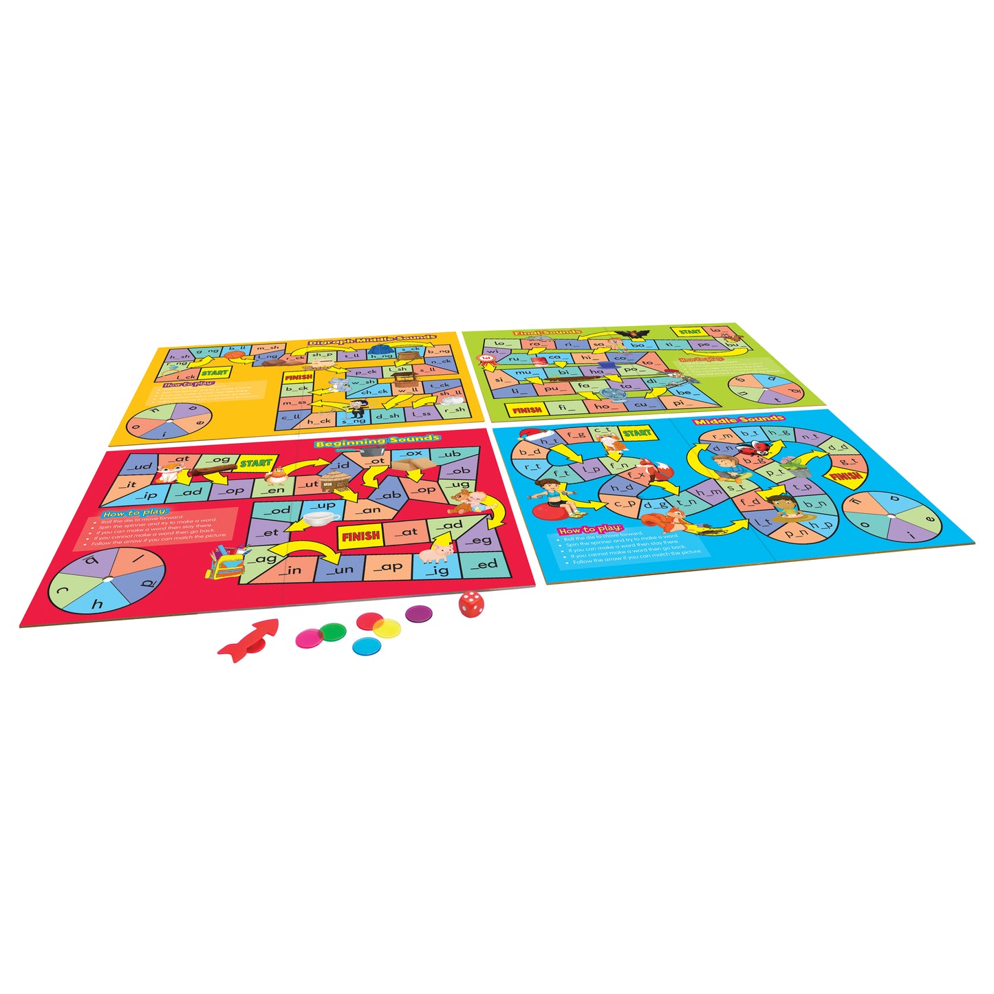Junior Learning Phonics Board Game (JRL422)