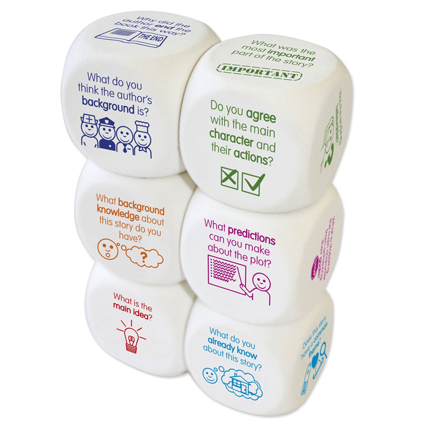 Junior Learning Comprehension Dice (JRL531)