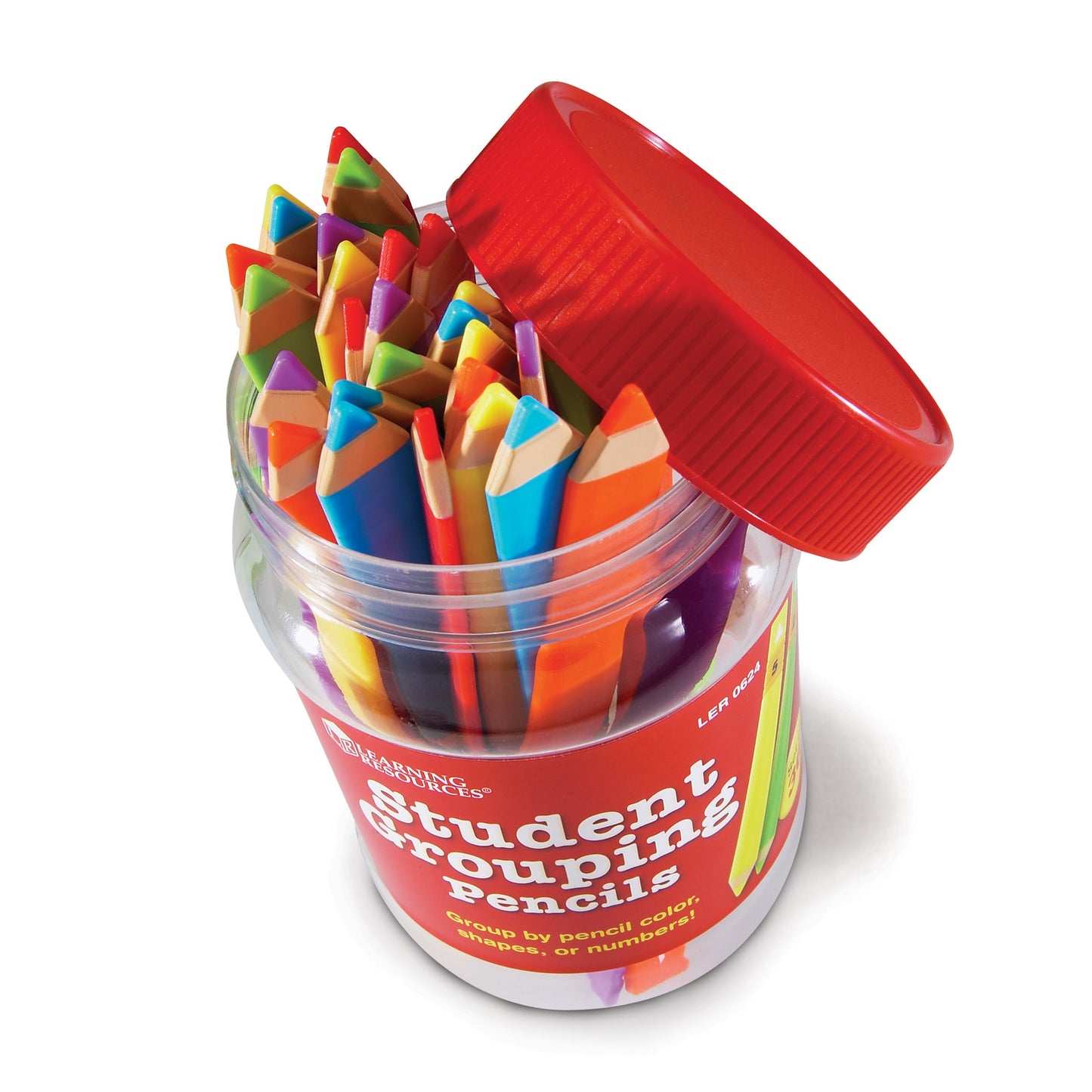 Learning Resources Student Grouping Pencils, Set of 36 (LER0624)