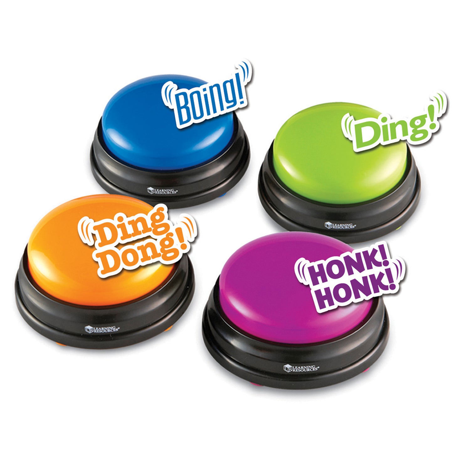 Learning Resources Answer Buzzers, Set of 4 (LER 3774)