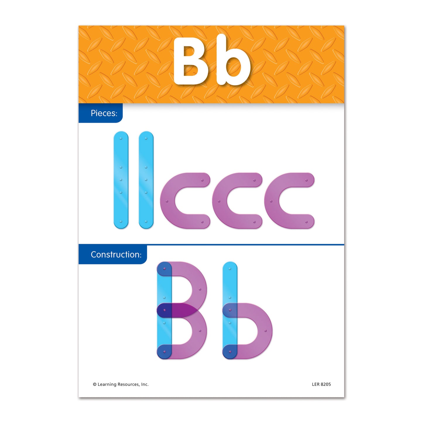 Learning Resources Letter Construction Activity Set (LER 8555)