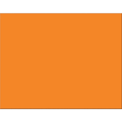4-Ply Railroad Board, Orange, 22" x 28", 25 Sheets