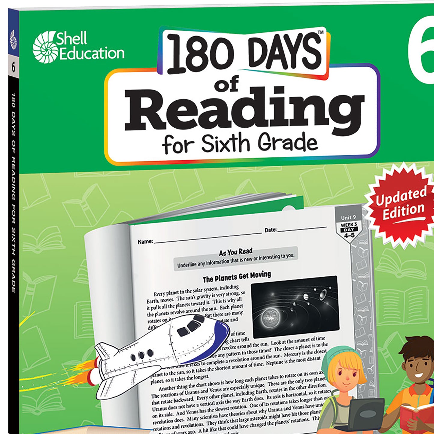180 Days of Reading 2nd Edition, Grade 6
