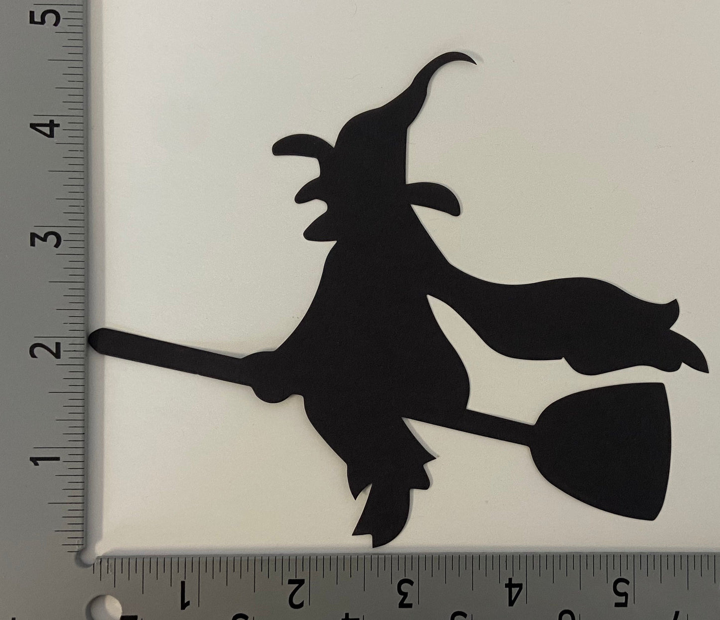 SHAPES ETC. Large Single Color Cut-Out - Witch