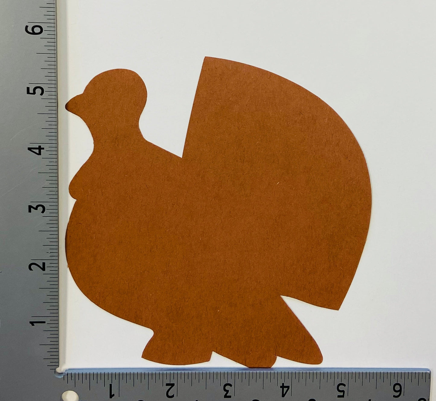 SHAPES ETC. Large Single Color Cut-Out - Turkey