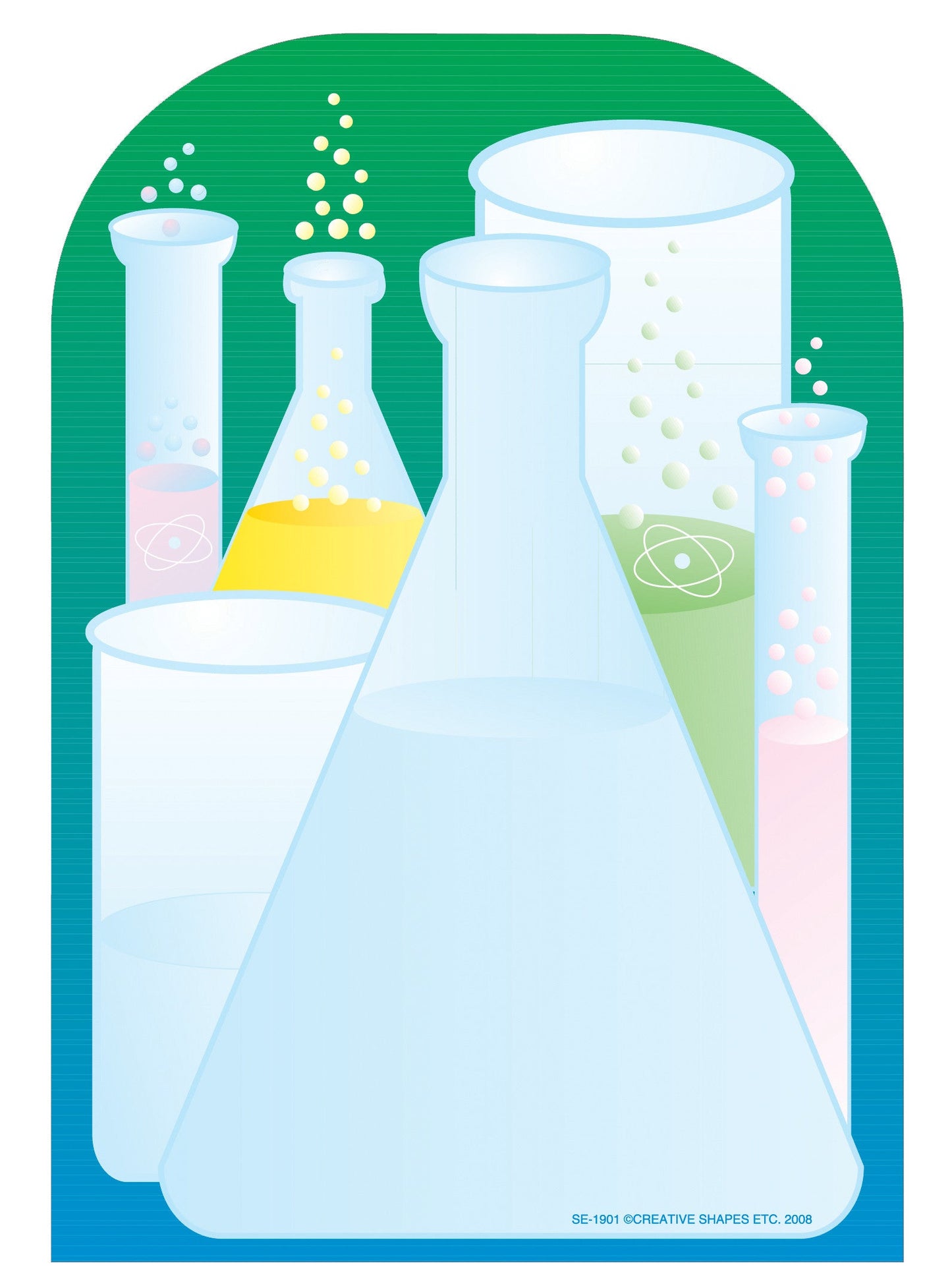 SHAPES ETC.Large Notepad - Beaker