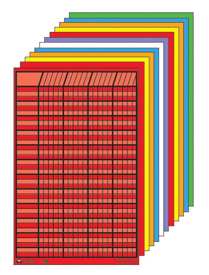 SHAPES ETC. Small Chart - Set of 12