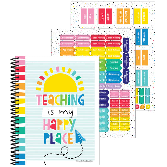 Carson Dellosa Happy Place Teacher Planner (CD-105034)