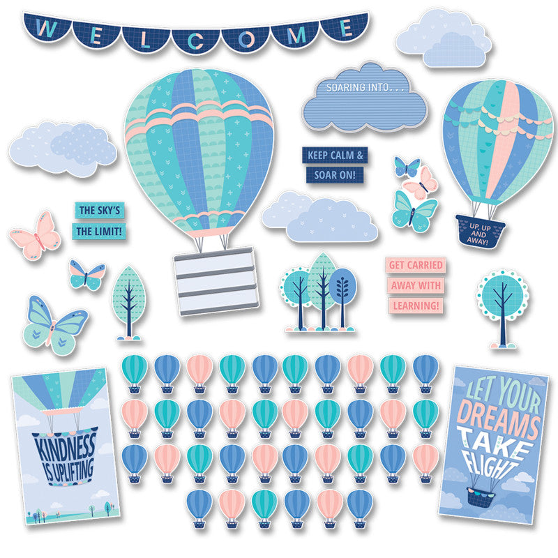 Creative Teaching Press Calm & Cool Soaring High Bulletin Board Set (CTP 8596)