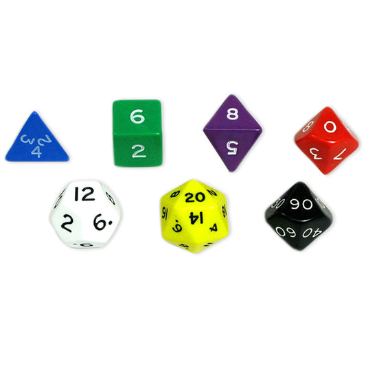 Koplow Games Jumbo Polyhedral Dice, Set of 7 (KOP 10827)