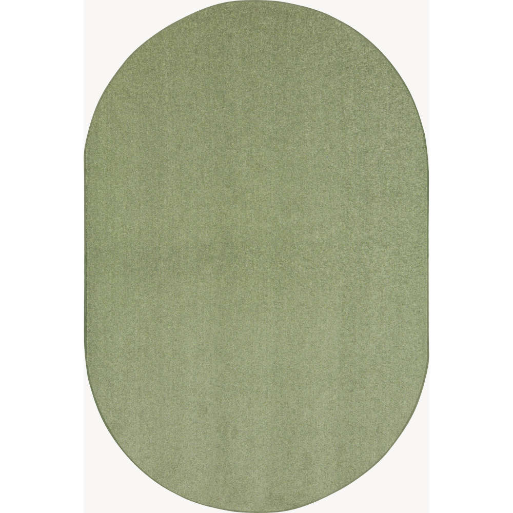 Joy Carpets Endurance Solid Color Rug, Oval