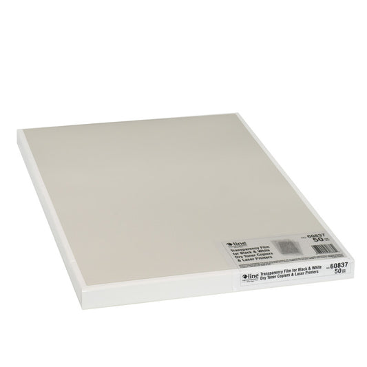 C-Line Transparency Film for Copiers, Clear, Black and White Laser Printers, 50 Count (CLI 60837)