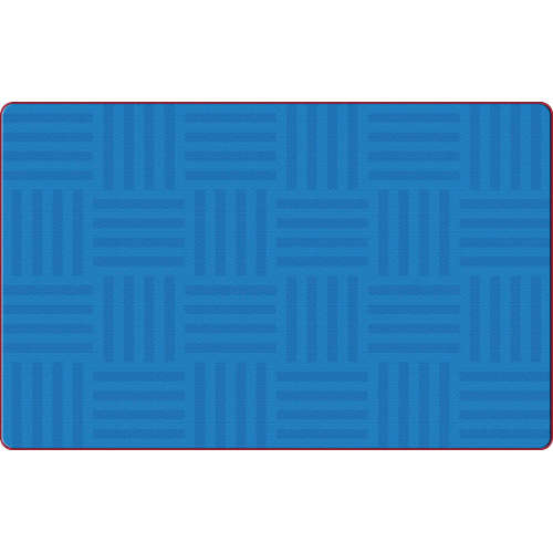 Flagship Hash Tag Tone-on-Tone Textures Rug, Blue