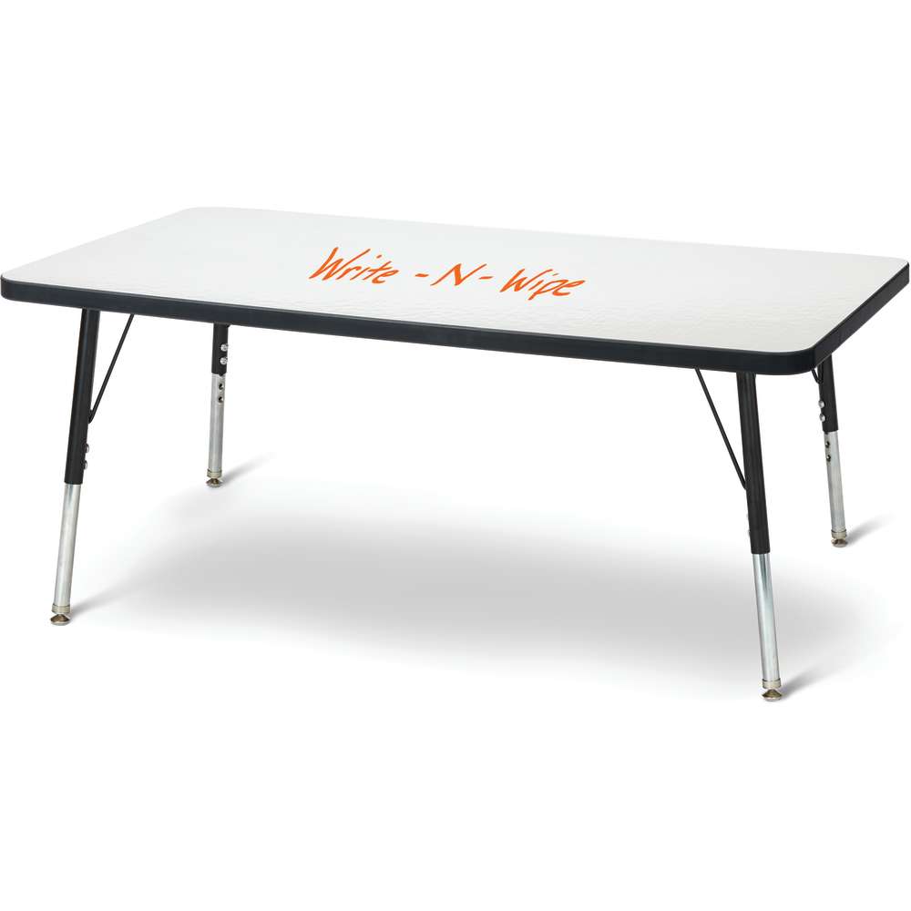 Jonti-Craft Berries Rectangle Dry Erase Table, 48"W x 24"D